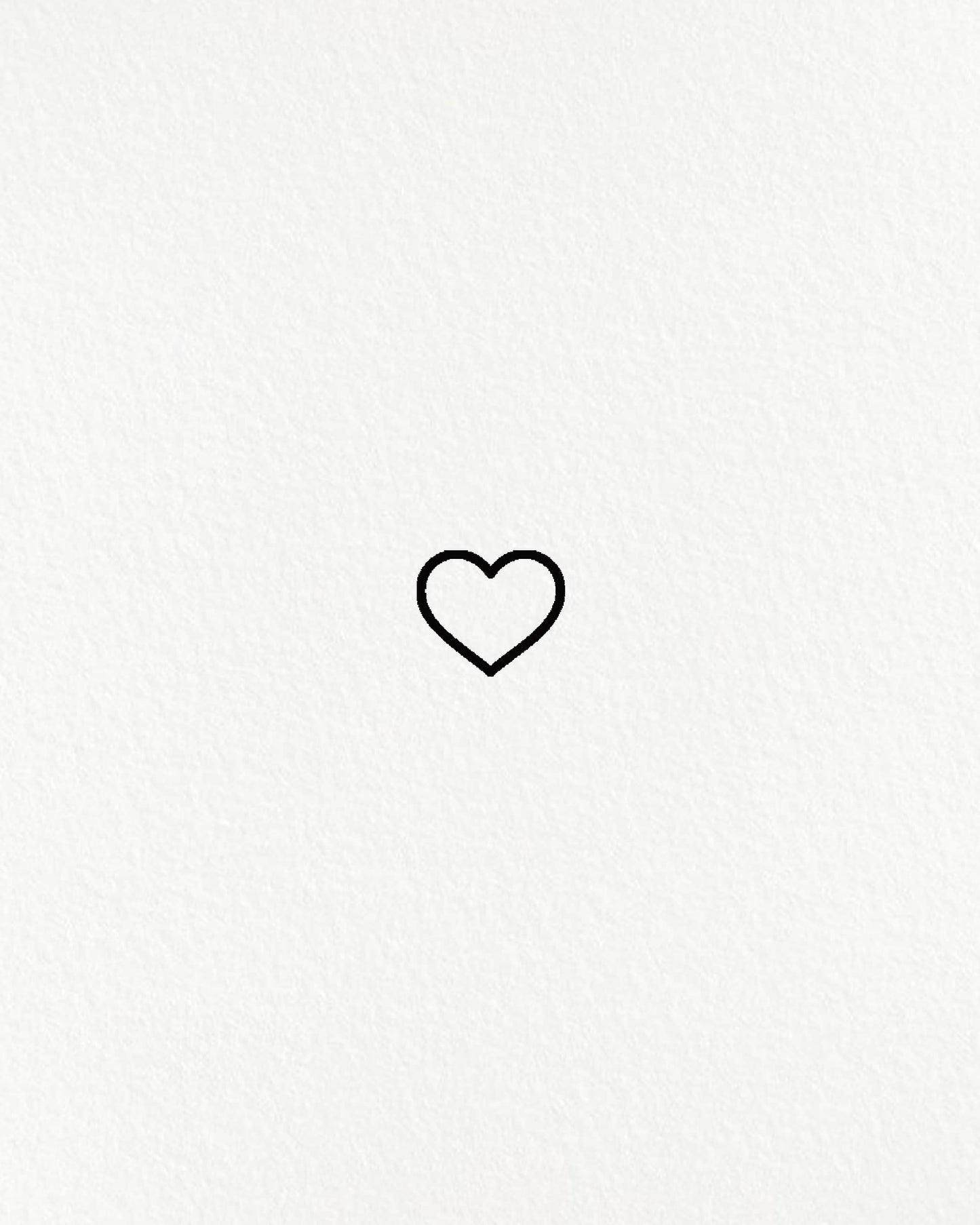 Coeur minimaliste