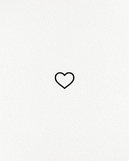 Coeur minimaliste