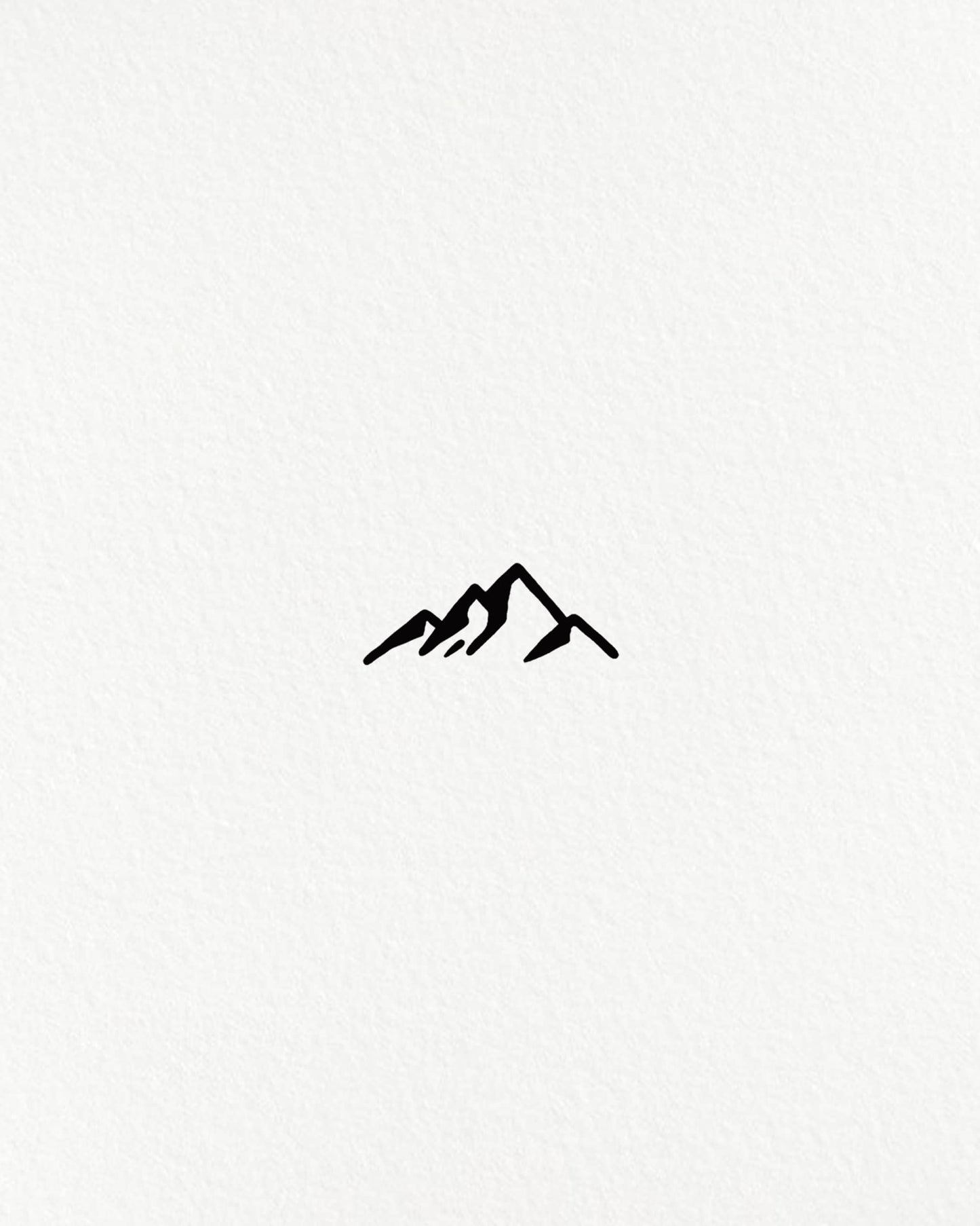 Montagne minimaliste