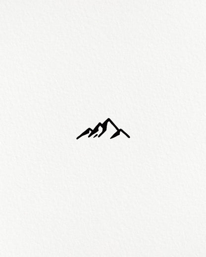 Montagne minimaliste