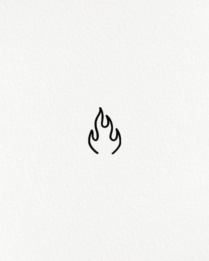 Flamme minimaliste